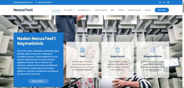 Nexus — Kurumsal Web Sitesi