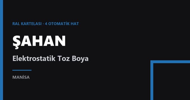 Şahan Toz Boya — İnteraktif Konsept